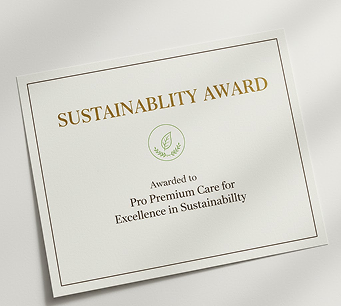 Pro Premium Care Wins Sustainability Award